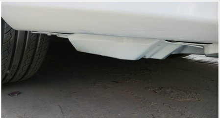 省錢!速銳水晶白3個面擦掛后自己動手補漆效果